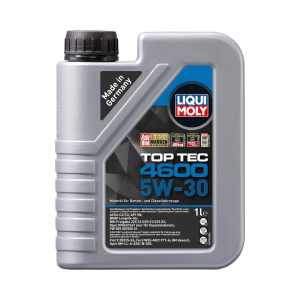 LIQUI MOLY Top Tec 4600 5W-30 – synthetisches Motoröl mit breiten Freigaben für moderne Motoren. Jetzt günstig kaufen!