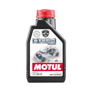 Vollsynthetisches 0W-16 Motoröl für Hybridfahrzeuge. Jetzt Motul Hybrid 0W-16 kaufen – effiziente Schmierung & schneller Kaltstart!